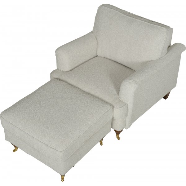 Fauteuil Howard en bouclé - Watford Deluxe Fauteuil Howard en bouclé - Watford Deluxe