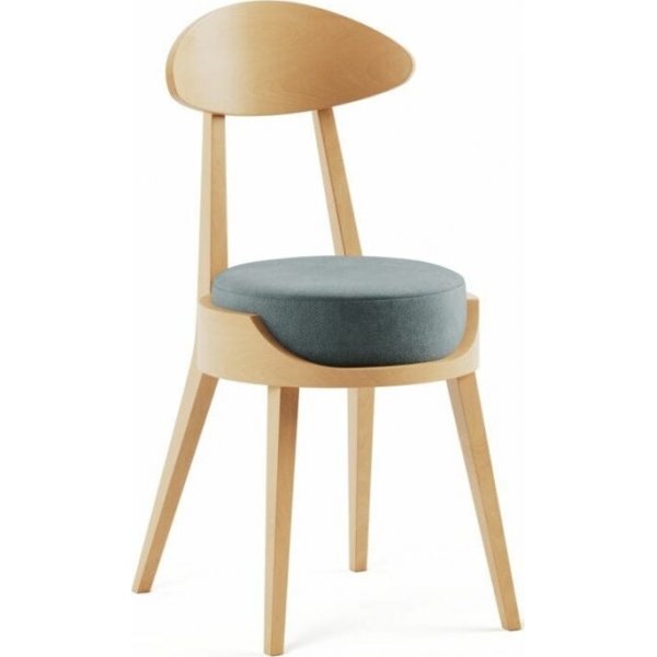 Chaise de salle à manger Uma - Couleur optionnelle du cadre et du rembourrage Chaise de salle à manger Uma - Couleur optionnelle du cadre et du rembourrage