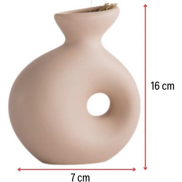 Vase Delta - Beige Vase Delta - Beige
