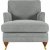 Fauteuil divan de luxe Howard Watford - Gris + Dtachant pour meubles