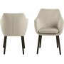 Nora karmstol - Beige