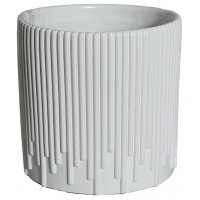 Kruka Stavar H19 cm - Vit Kruka Stavar H19 cm - Vit