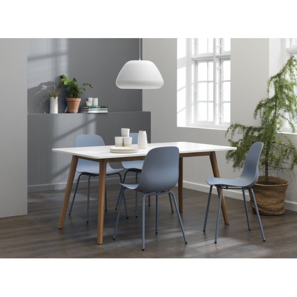 Chaise bleu colombe dragon Chaise bleu colombe dragon