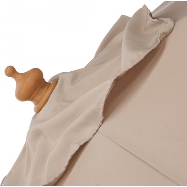 Naxos parasoll 300 x 300 cm - Brun/Natur Naxos parasoll 300 x 300 cm - Brun/Natur