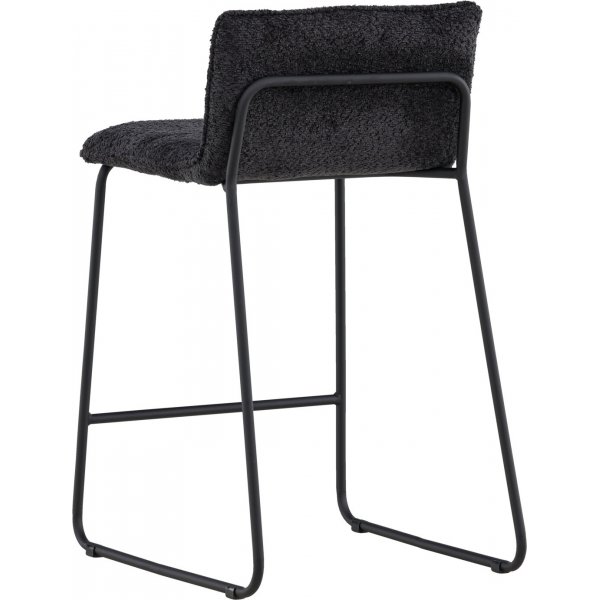Bisbee barstol - Svart boucl