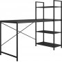 Smart skrivbord - Antracit/svart
