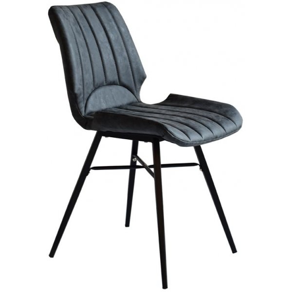 Unique Stol - Antracit vintage läder (Pu) Unique Stol - Antracit vintage läder (Pu)