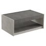 Luvio soffbord 16, 93,6x60 cm - Silver/antracit
