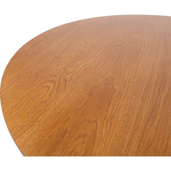 Table à manger Kelia Ø100 cm - Mélèze/noir Table à manger Kelia Ø100 cm - Mélèze/noir