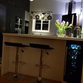 Kundbild Irvine Barstol - Svart (PVC)