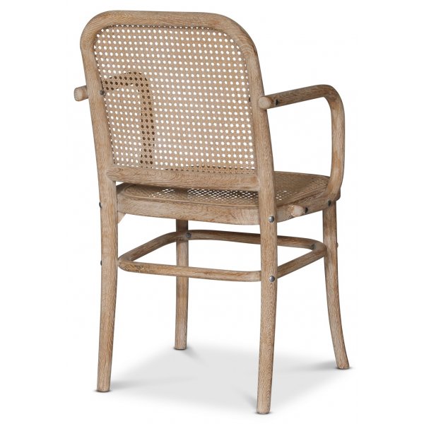 Karlstorp whitewash karmstol med rotting + Möbeltassar Karlstorp whitewash karmstol med rotting + Möbeltassar