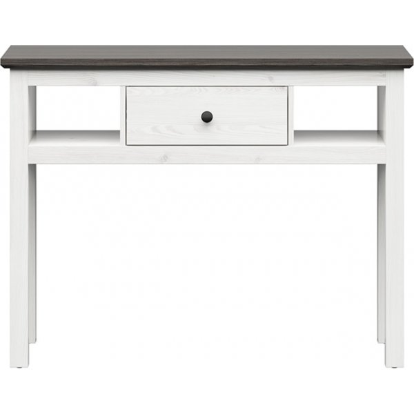 Table console Hesen 114 x 41 cm - Blanc/noir Table console Hesen 114 x 41 cm - Blanc/noir
