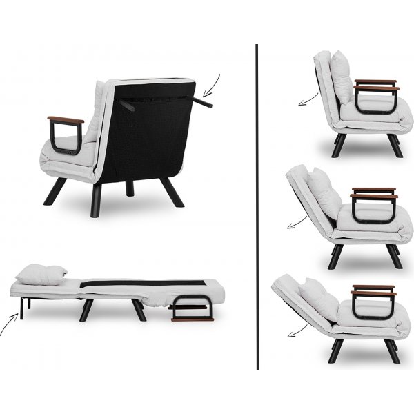 Canapé-lit Sando - Crème Canapé-lit Sando - Crème