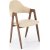 Matstol Beige / Valnöt  - Kamilla Matstol Beige / Valnöt  - Kamilla