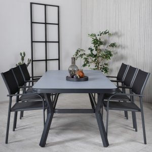 Table  manger Virya 200 x 100 cm - Noir