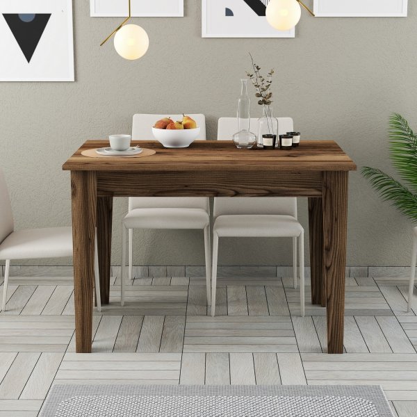 Table à manger Kyiv 110 x 72 cm - Noyer Table à manger Kyiv 110 x 72 cm - Noyer