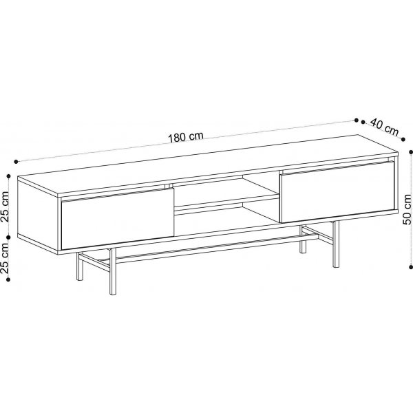 Banc multimdia Matias - Chne/noir