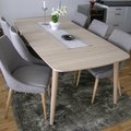Kundbild Nordli Matbord 160-210 cm - Vitoljad ek: Nordli matbord med Nordli stolar....