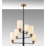 Arve taklampa 10175 - Svart/antik/vit