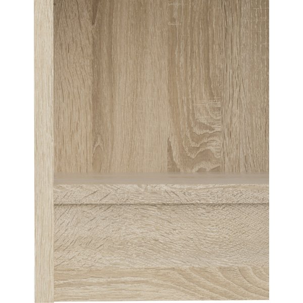 Bibliothèque basse et large Basic - Chêne Bibliothèque basse et large Basic - Chêne