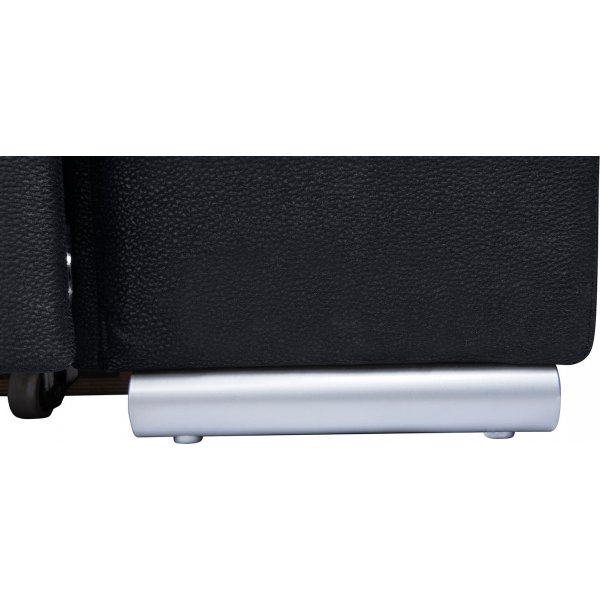 Canapé d\\\'angle Darby gauche - Noir Canapé d\\\'angle Darby gauche - Noir