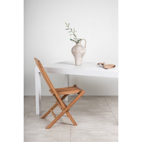 Marbella matbord 160 x 100 cm - Vit