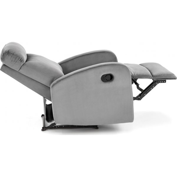 Fauteuil inclinable Wonder en velours gris