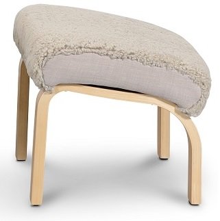 Åre fotpall - Beige fårskinn Åre fotpall - Beige fårskinn