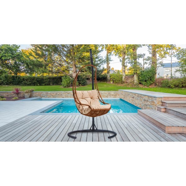 Floria hängstol - Beige/grå/brun Floria hängstol - Beige/grå/brun