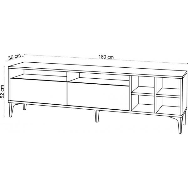 Eva TV-bänk - Ek Eva TV-bänk - Ek