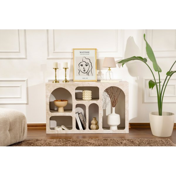 Etagère Liva L: 120 cm - Travertin Etagère Liva L: 120 cm - Travertin