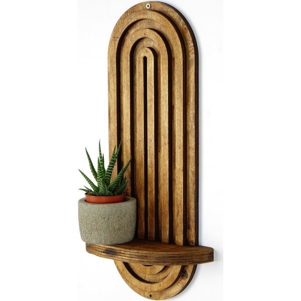 Rafa wandplank 269 Walnoot