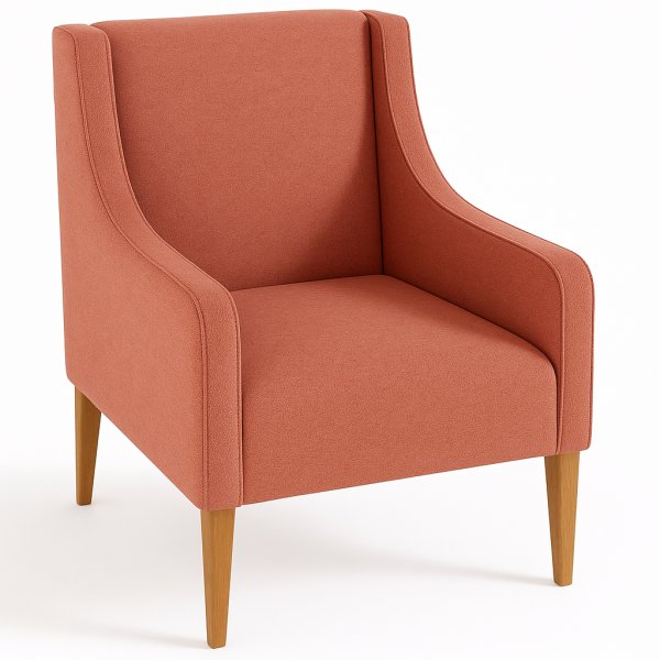 Paulo fåtölj - Ljus korall Paulo fåtölj - Ljus korall