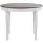 Viktor matbord runt 105 cm - Gr/vit