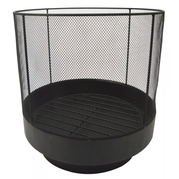 Fire blpanna 43 cm - Svart