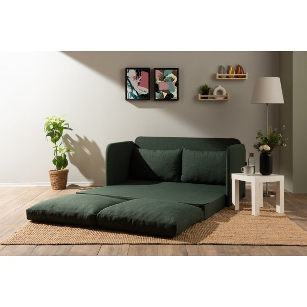 Saga 2-sits bäddsoffa XL - Grön Saga 2-sits bäddsoffa XL - Grön