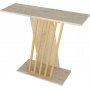 Gravity avlastningsbord - Guld/travertin