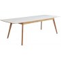 Millie frlngningsbart matbord 195-245 cm - ek / vit