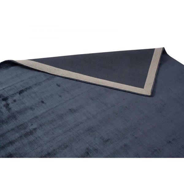 Handvävd Viskosmatta Doriano - Blå Handvävd Viskosmatta Doriano - Blå