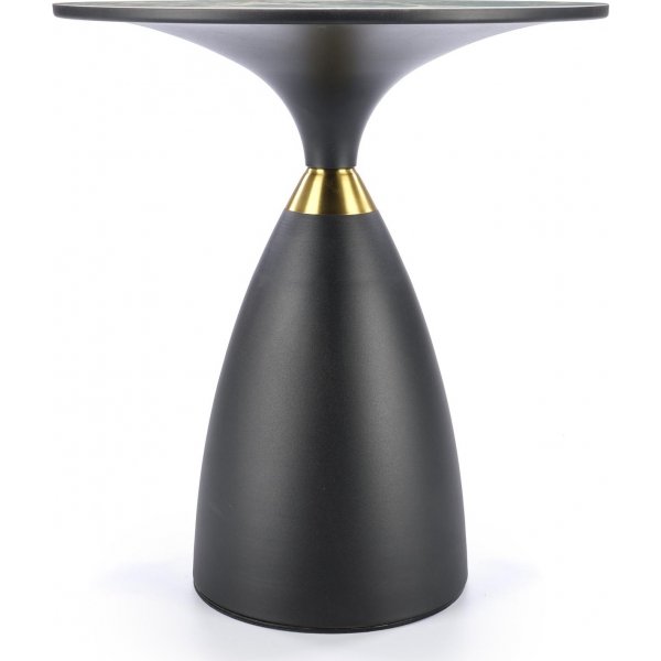 Table basse Morena Ø50 cm - Marbre vert/noir/or Table basse Morena Ø50 cm - Marbre vert/noir/or