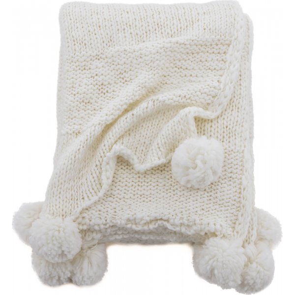 Plaid fin 130x170 cm - Blanc Plaid fin 130x170 cm - Blanc