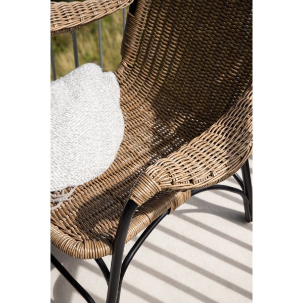 Loreto fauteuil - Zwart