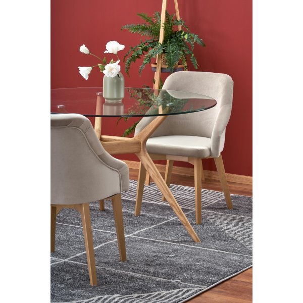 Ashmore eettafel Ø120 cm - Eiken Ashmore eettafel Ø120 cm - Eiken