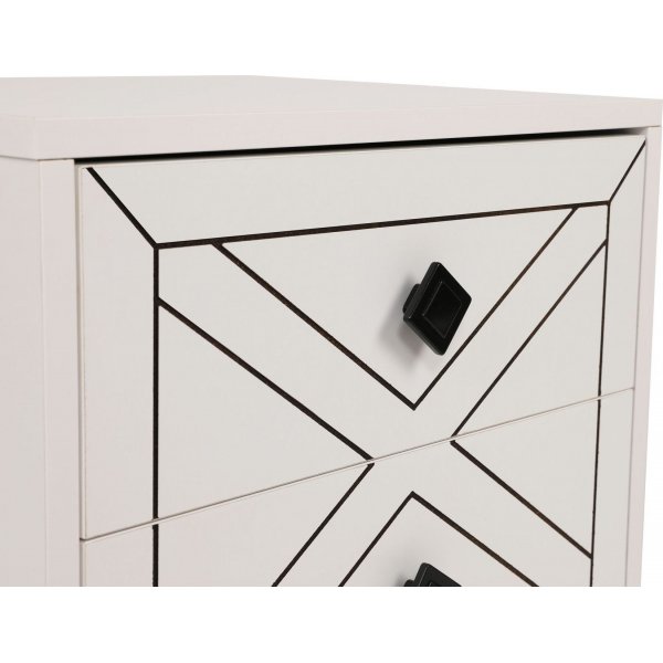 Luna nachtkastje - Wit