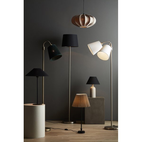 Lampadaire Amy deux bras - Chrome - 150 cm