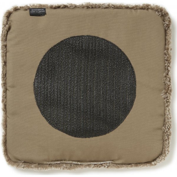 Curly sittdyna med stoppning Ljusbrun - 40 x 40 cm Curly sittdyna med stoppning Ljusbrun - 40 x 40 cm