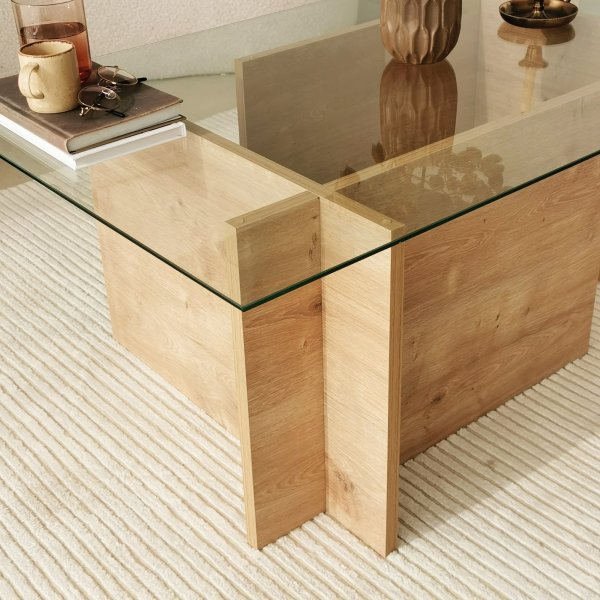 Table basse Escape 105 x 65 cm - Chêne saphir Table basse Escape 105 x 65 cm - Chêne saphir