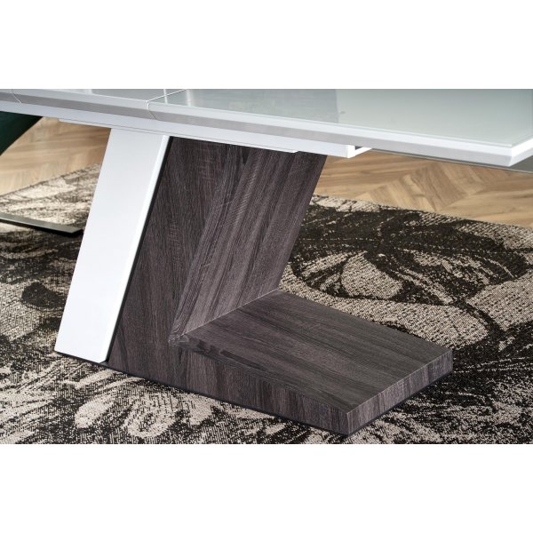 Table  manger extensible Creed 90x160-200 cm - Blanc