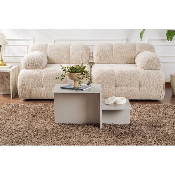 Harmony soffbord 80 x 40 cm - Grå Harmony soffbord 80 x 40 cm - Grå