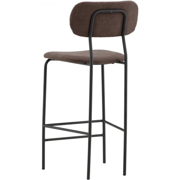 Tabouret de bar Ralf - Noir/Marron Tabouret de bar Ralf - Noir/Marron